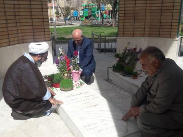 حسینعلی حاجی در ادامه دیدارهای نوروزی خود با خانواده معظم شهداء ….