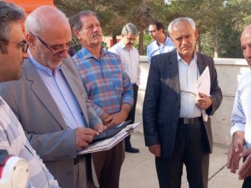 بررسی مشکلات طرح نهضت ملی مسکن و حضور مدیر کل درمان تامین اجتماعی در شهرستان برخوار