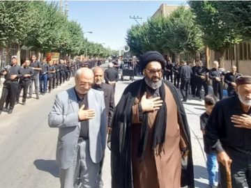حضور آقای حاجی  در مراسم تاسوعای حسینی – سال 1403