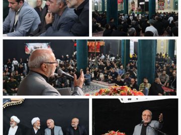حضور و سخنرانی آقای حاجی در مراسم یادواره شهدای عزیز شهر سین برخوار