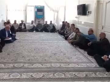 برگزاری جلسه خانه ملت شهر سین برخوار با حضور آقای حاجی