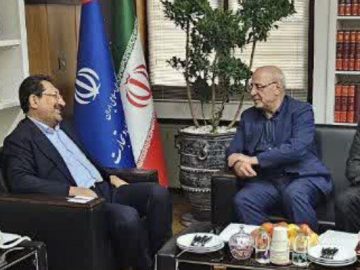 دیدار و گفتگوی  آقای حاجی با وزیر صنعت معدن و تجارت