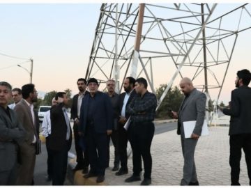 بررسی جابجایی دکل های فشار قوی برق از مناطق مسکونی شاهین شهر و تسریع در روند احداث پست ۶۳ کیلو ولت برق جهاد آباد
