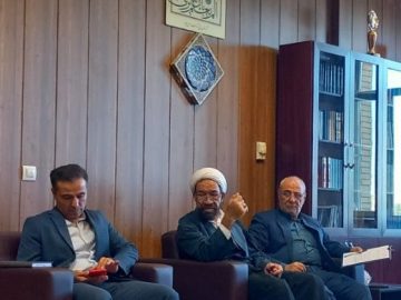 جلسه حل مسئله سند مالکیت ساکنین محله الهیه و دیدار مدیر کل صندوق تامین خسارت های بدنی
