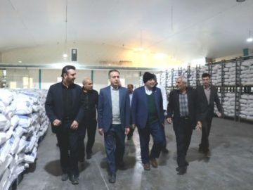 بازدید از یک واحد تولیدی فرآورده های لبنی از جمله شیرخشک در شهرک صنعتی شمال اصفهان