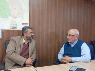 دیدارمدیر کل راه و شهرسازی و معاون هماهنگی و برنامه ریزی دانشگاه آزاد اسلامی استان اصفهان با آقای حاجی