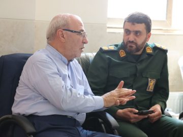 جلسه با فرمانده ناحیه مقاومت بسیج شهرستان برخوار/حضور در آیین گردهمایی خادمین موکب فدائیان حضرت زینب کبری خورزوق