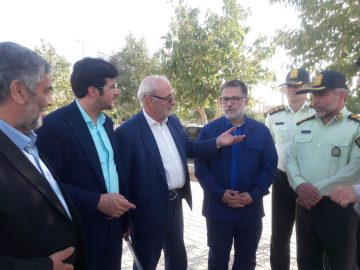 به دعوت آقای حاجی انجام شد: سفر معاون مهندسی فرماندهی انتظامی جمهوری اسلامی ایران به حوزه انتخابیه