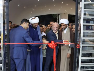  حضور آقای حاجی در مراسم افتتاح صندوق قرض الحسنه الغدیر شهر گرگاب