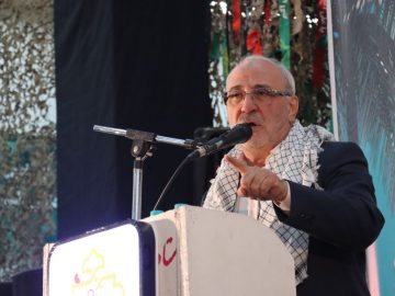 حضور و سخنرانی آقای حاجی در یادواره شهدای والامقام شهر گز برخوار