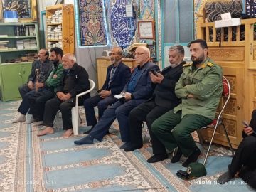 بیست و پنجمین یادواره شهدای والامقام شهر شاپور آباد با حضورآقای حاجی