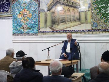 نشست تبیین مسائل سیاسی و اقتصادی در مسجد صاحب الزمان عجل الله تعالی فرجه الشریف اصفهان