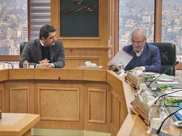 دیدار با معاون نظارت رئیس کل بانک مرکزی/پیگیری مصوبات سفر معاون سازمان شهرداری ها و دهیاری های کشور