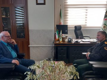 دیدار و گفتگو با فرمانده جدید انتظامی برخوار/سخنرانی در ناحیه مقاومت بسیج شهرستان برخوار