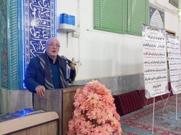 حضور در مراسم تشییع شهیدان مهدی خوش اخلاق و محمد شاهنظری /سخنرانی در مراسمات احیای شب های قدر