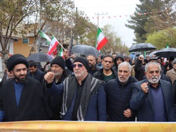 حضور و سخنرانی آقای حاجی در مراسم راهپیمایی روز جهانی قدس