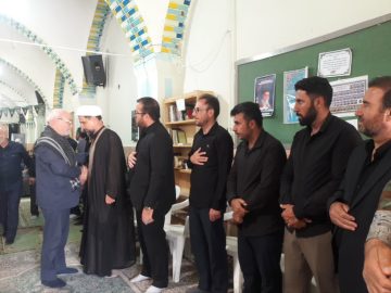 حضور در مراسم بزرگداشت شهید سرافراز ارتش اسلام امیر سرتیپ دوم زارع