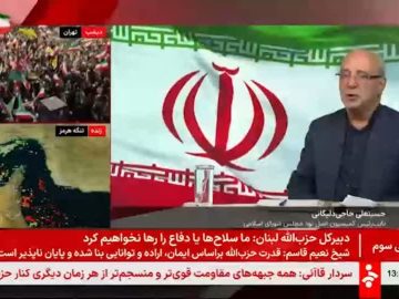 آقای حاجی در گفتگو با شبکه خبر :مطالبه مهم و اصلی مردم این است که مسئولین محکم بایستند و تا حصول پیروزی نهایی دشمن را رها نکنند.