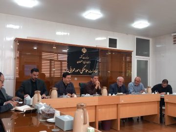 جلسه درخصوص راه‌کارهای تکمیل بلوار جانبازانِ شهر دولت‌آباد، جلسه با مدیر عامل شرکت تامین آب صفه اصفهان